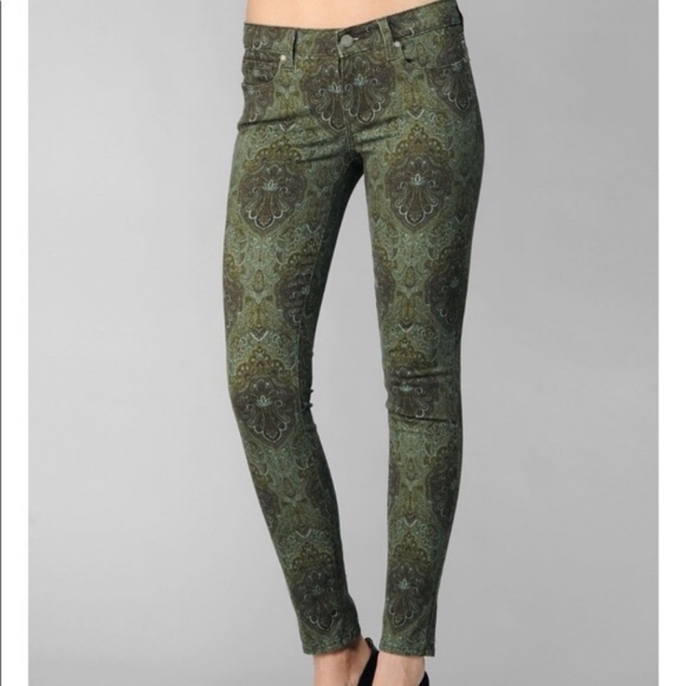 Paige Paisley Print Jeans